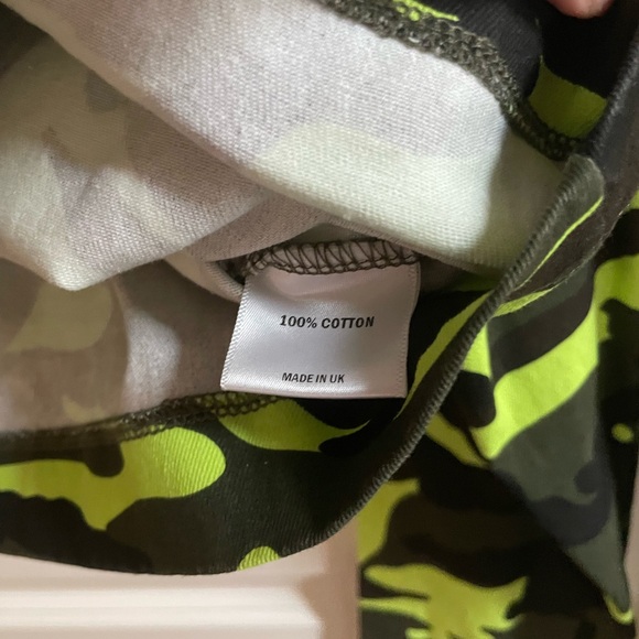 C 98 Camouflage Green Cropped Blazer Jacket Y2K 90’s The Bay NWOTs - Picture 2 of 5